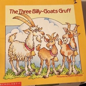 Scholastic The Three Billy-Goats Gruff with Yellow and Blue Cover